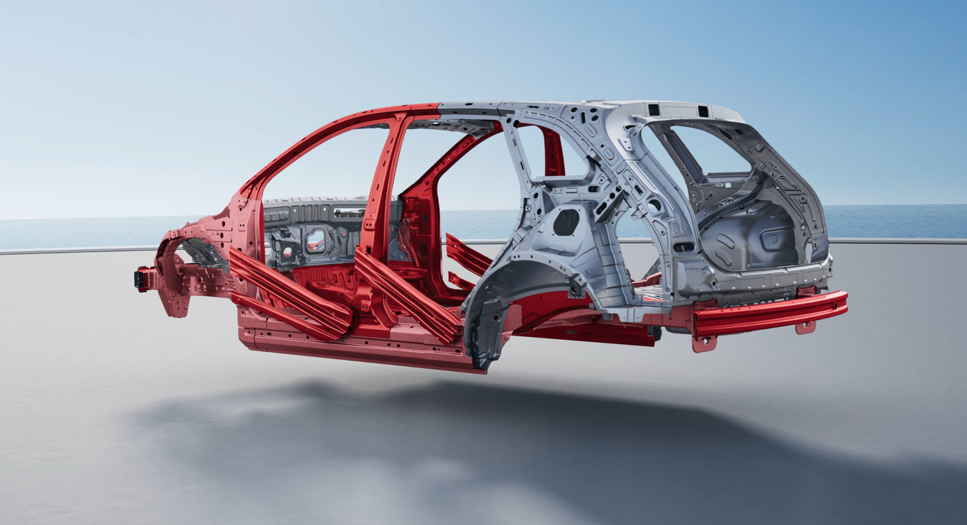 The robust body frame of the Shangjie H5