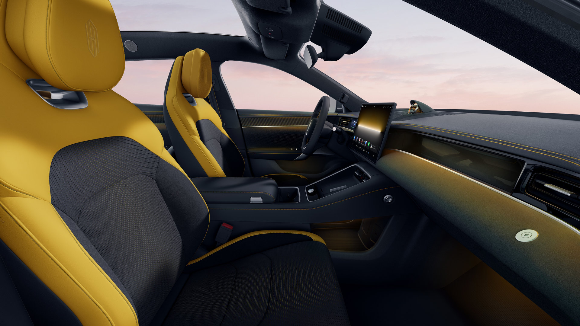 Shangjie Z7-Z7T yellow interior