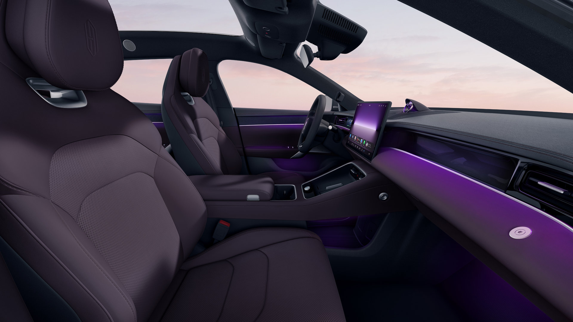 Shangjie Z7-Z7T violet interior