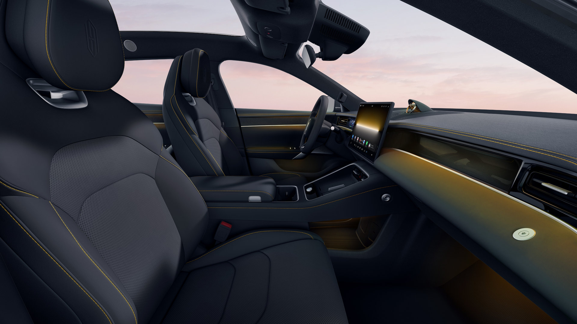 Shangjie Z7-Z7T black interior