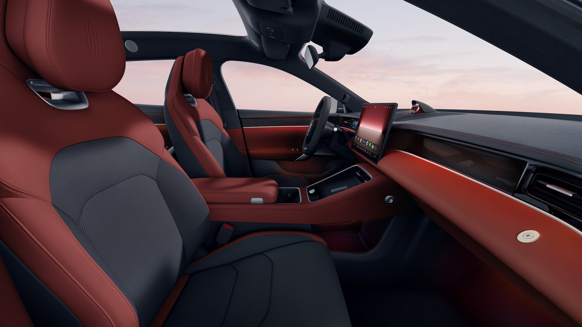 Shangjie Z7-Z7T red interior
