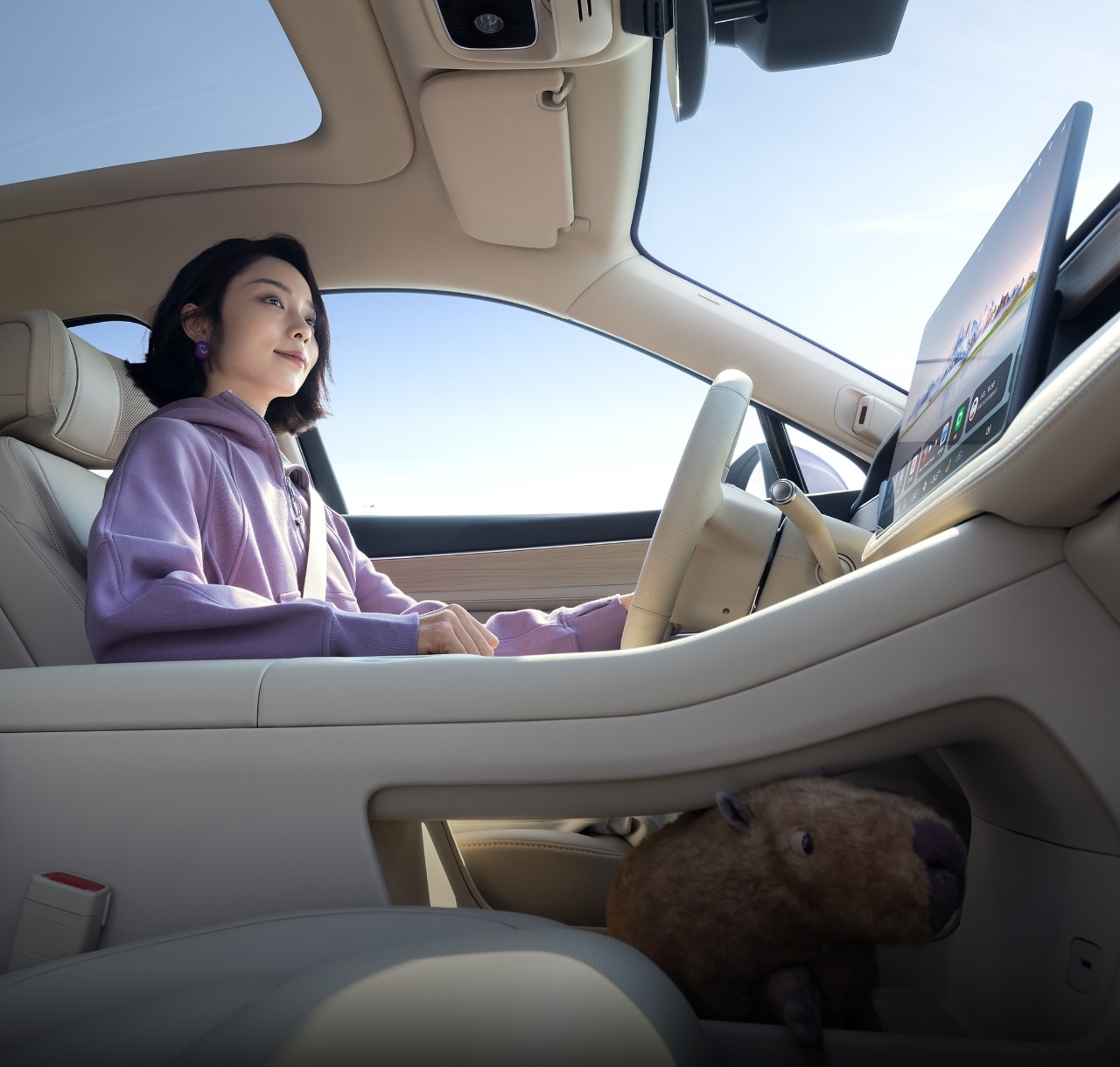 AITO New M5 Ultra larger centre-console storage