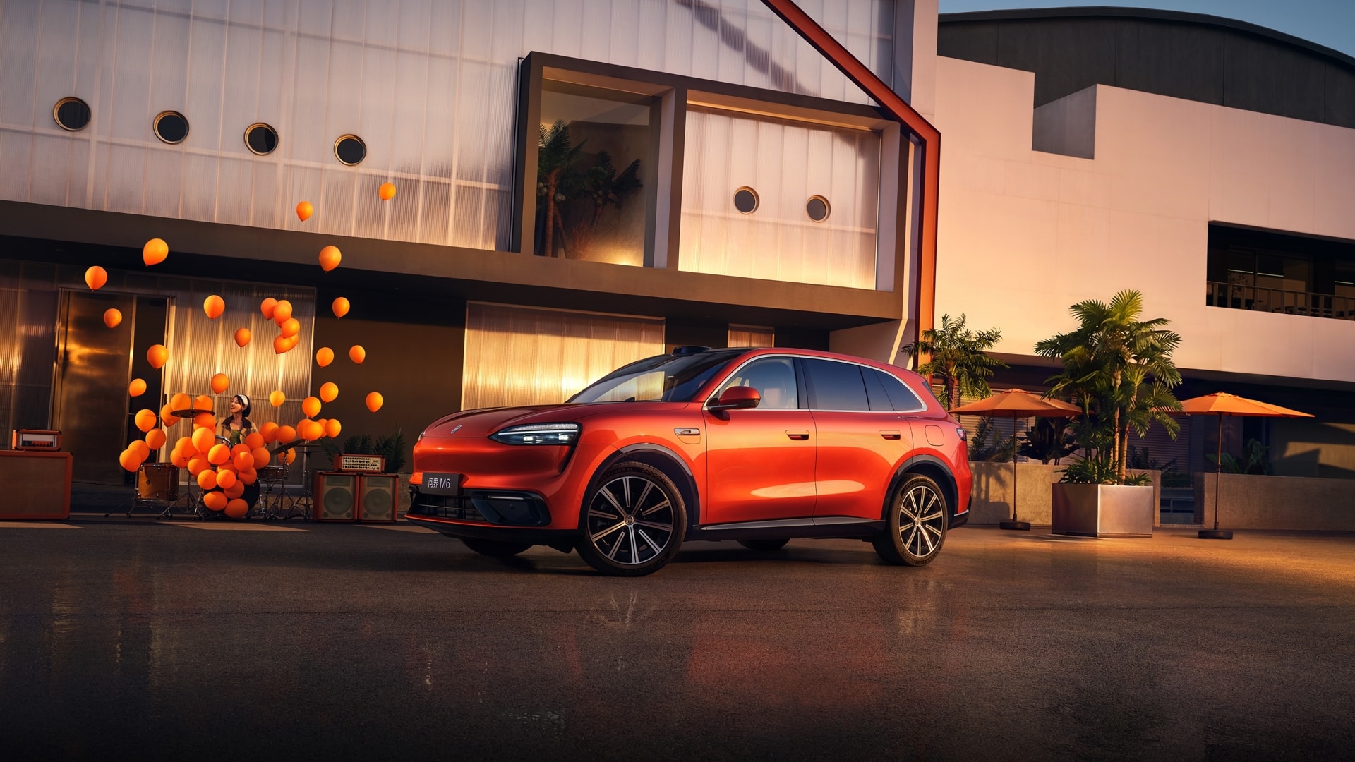 AITO M6 Vibrant Orange