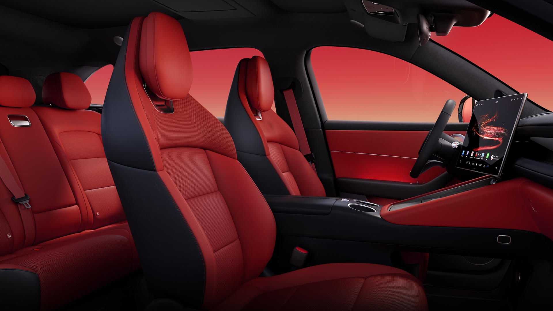 AITO M6 Gravity Red interior
