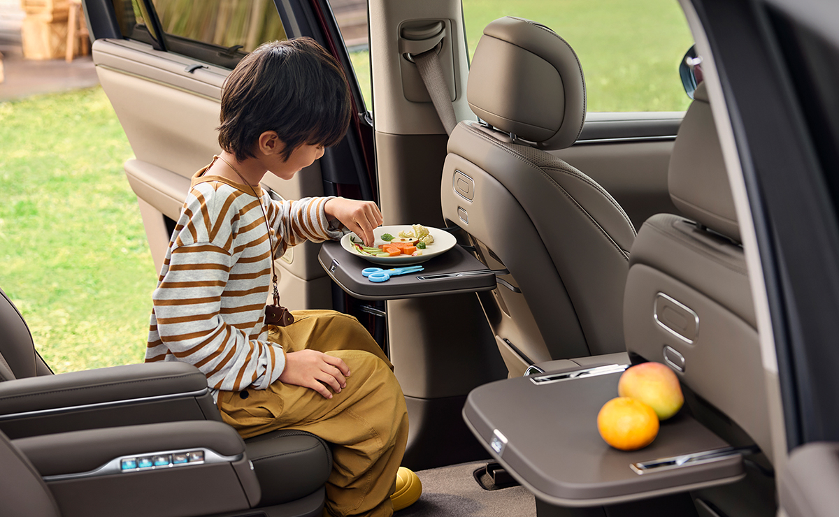 AITO M7 Front-Row Rear Folding Tables