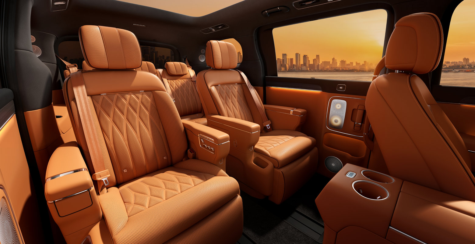 Luxeed V9 Russet Orange Interior Colour