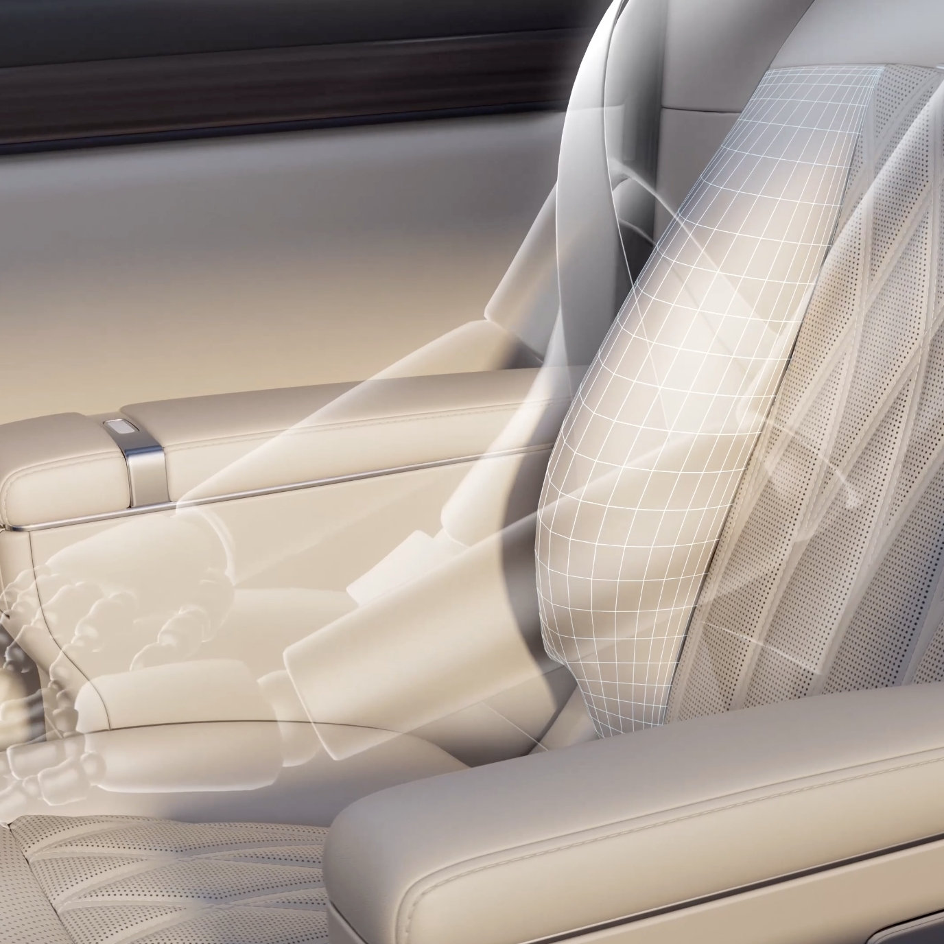 Luxeed V9 Second-Row Ergonomic Side-Bolster Support