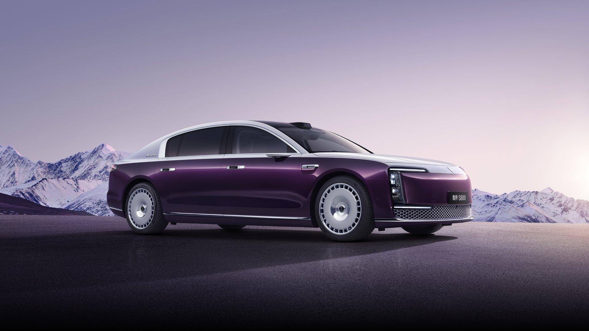 Maextro S800 Cloudscape Silver-Purple